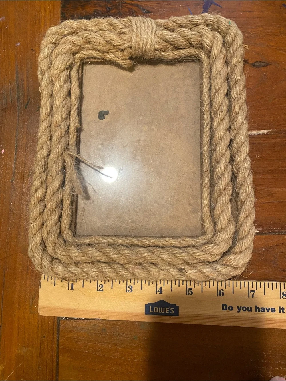 Coastal Jute Rope Picture Frame - Natural Tan